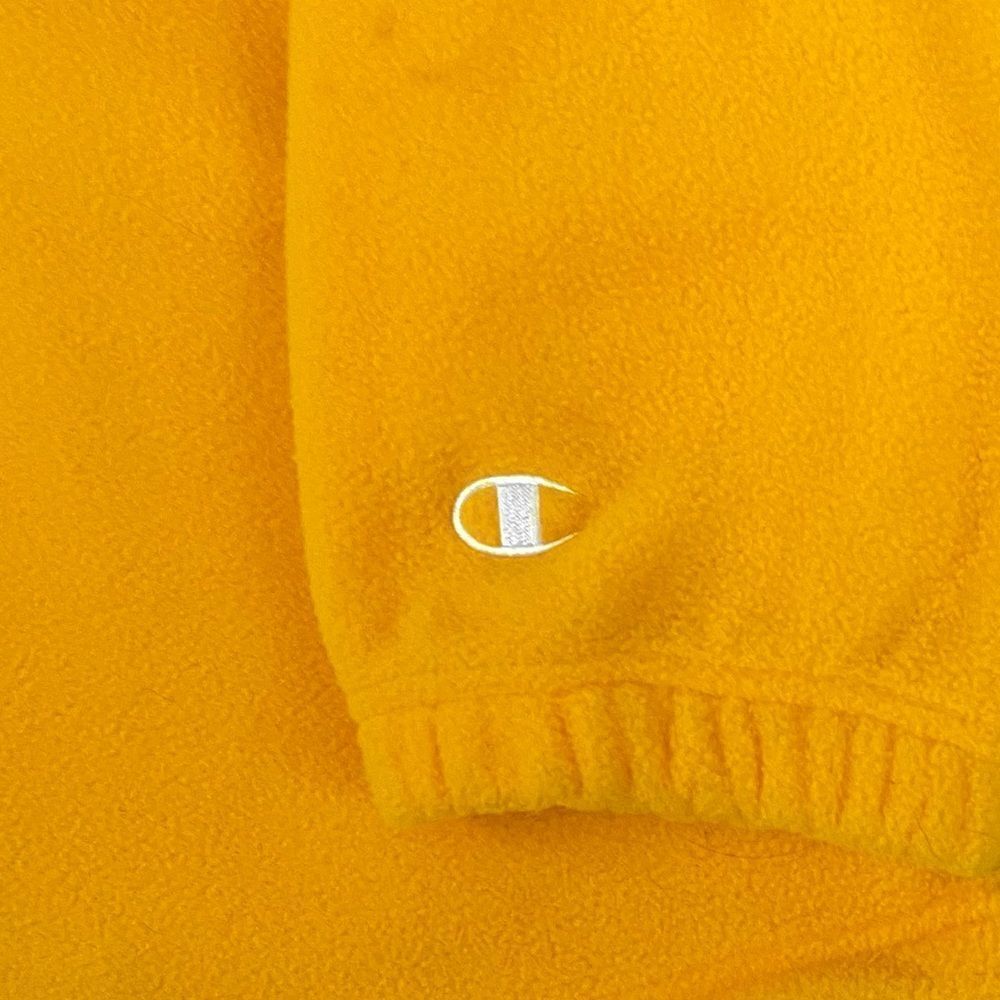 Vintage Champion ASU Sun Devils Fleece Pull-Over Sweater Jacket Yellow L - Picture 7 of 7